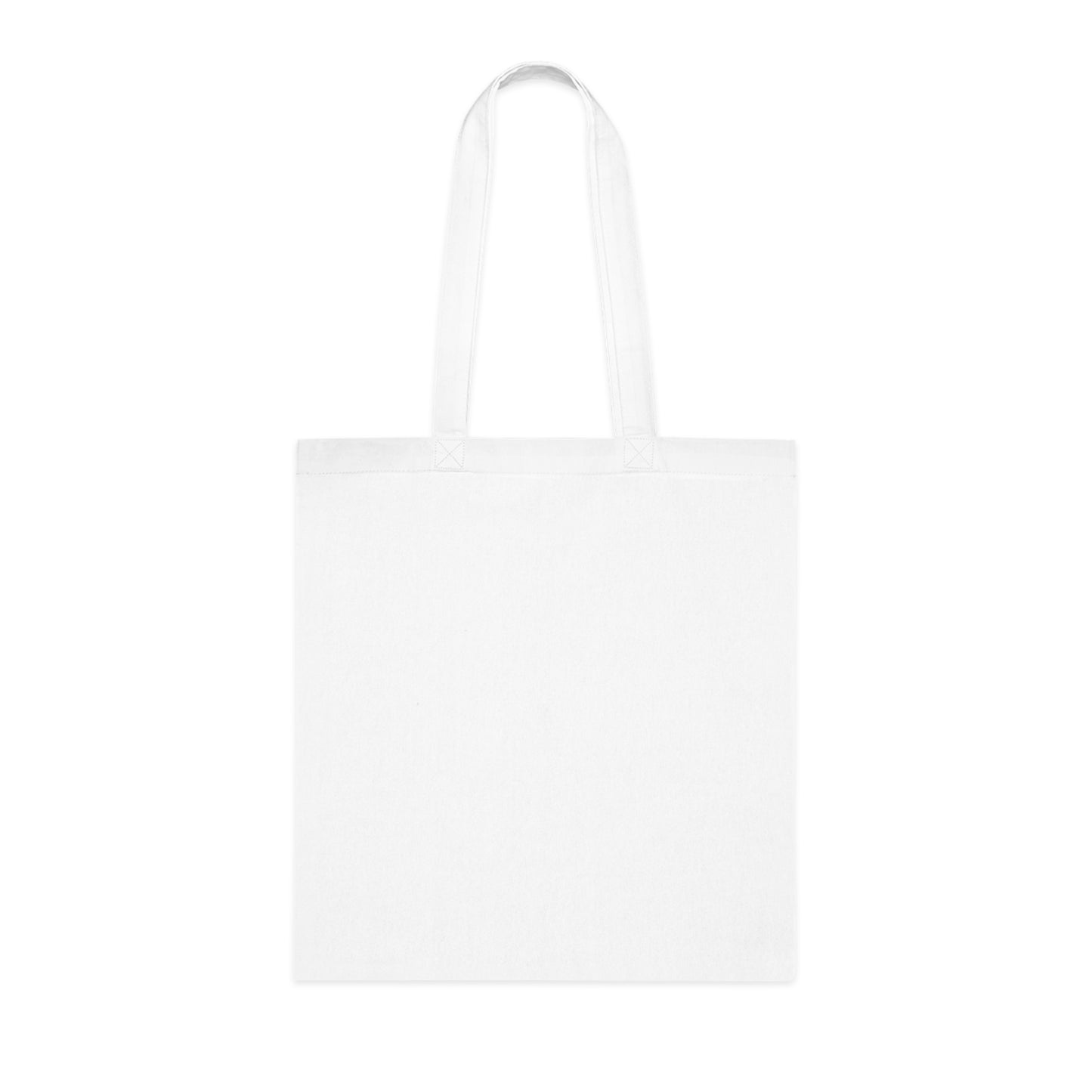 Minimalist MF Logo Cotton Tote — Neutral Eco-Friendly Canvas Bag